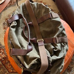 J. Crew Olive Green Abingdon Canvas Bag